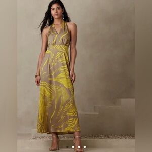 Banana Republic Halter Maxi Dress
